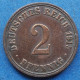 GERMANY - 2 Pfennig 1915 A KM# 16 Empire (1871-1918) - Edelweiss Coins - 2 Pfennig