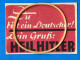 Luxemburg - Deutsches Reich - Etikette - Du Bist Ein Deutscher! Dein Gruß: Heil Hitler - 1942 -7,5 X 5 Cm Militaria Ww2 - 1939-45