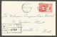1963 Registered Cover 25c Chemical CDS Sault Ste Marie Ontario To Toronto - Postal History