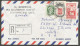 1963 Registered Cover 32c Chemical/Wilding/Victoria Duplex Downsview Ontario - Postal History