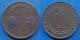 GERMANY - 1 Rentenpfennig 1923 A KM# 30 Weimar Republic Rentenmark Coinage (1923-1929) - Edelweiss Coins - 1 Rentenpfennig & 1 Reichspfennig