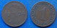 GERMANY - 1 Reichspfennig 1924 A KM# 37 Weimar Republic Reichsmark Coinage (1924-1938) - Edelweiss Coins - 1 Rentenpfennig & 1 Reichspfennig