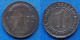 GERMANY - 1 Reichspfennig 1925 J KM# 37 Weimar Republic Reichsmark Coinage (1924-1938) - Edelweiss Coins - 1 Renten- & 1 Reichspfennig