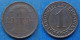 GERMANY - 1 Reichspfennig 1934 A KM# 37 Weimar Republic Reichsmark Coinage (1924-1938) - Edelweiss Coins - 1 Renten- & 1 Reichspfennig