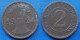 GERMANY - 2 Reichspfennig 1924 A KM# 38 Weimar Republic Reichsmark Coinage (1924-1938) - Edelweiss Coins - 2 Renten- & 2 Reichspfennig