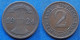 GERMANY - 2 Reichspfennig 1924 E KM# 38 Weimar Republic Reichsmark Coinage (1924-1938) - Edelweiss Coins - 2 Renten- & 2 Reichspfennig