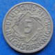 GERMANY - 5 Reichspfennig 1935 A KM# 39 Weimar Republic Reichsmark Coinage (1924-1938) - Edelweiss Coins - 5 Renten- & 5 Reichspfennig