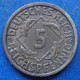 GERMANY - 5 Reichspfennig 1935 D KM# 39 Weimar Republic Reichsmark Coinage (1924-1938) - Edelweiss Coins - 5 Renten- & 5 Reichspfennig