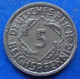 GERMANY - 5 Reichspfennig 1936 D KM# 39 Weimar Republic Reichsmark Coinage (1924-1938) - Edelweiss Coins - 5 Renten- & 5 Reichspfennig