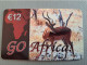 NETHERLANDS /  PREPAID / / GO AFRIKA / REE/DEAR/   REEBOCK /  € 12,-  MINT  ** 15120** - Private