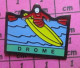 818A Pin's Pins / Beau Et Rare / THEME : SPORTS / CANOE KAYAK RIVIERE DROME - Kano