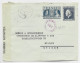 GRECE ENTIER COVER ENVELOPPE 1941 TO SUISSE CENSURE - Enteros Postales