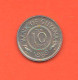 Guyana 10 Ten Cents 1989 Nickel Coin - Guyana