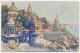 Benaras, Banaras Ghats, Ganges River Varanasi, Hindu Temples, Religion, Hinduism Mythology, Old Post Card Inde India - Hinduismo