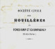 1869 ENTETE SOCIETE CIVILE DES HOUILLERES DE RONCHAMP ET CHAMPAGNEY Haute Saone => Guebwiller Haut Rhin Schlumberger - 1800 – 1899