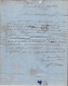 1862 TIMBRE EMPIRE Non Dentelé  Oblitéré Ernée DIVEAUX Chaudronnerie => Forges  Port Brillet Près Laval Mayenne V.SCANS - 1800 – 1899