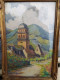 Tableau Peinture Kaysersberg Gilberte Pommier Zaborowska XXe - Huiles