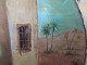 Delcampe - Grands Plats Orientalistes Peints Maroc Algérie XIXe - Oosterse Kunst
