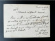 ROMANIA ROMINA 1895 POSTCARD FOCSANI FOKSCHAN TO BUCHAREST BUCURESTI 01-04-1895 ROEMENIE RUMANIEN - Cartas & Documentos