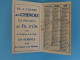 Mini  Calendrier Publicitaire " Fil Au Chinois " - Année  1931 - 3 Scanns - - Tamaño Grande : 1901-20