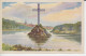 Croix Lumineuse Holy Year Luminous Post 1954 Rocher Solitaire Et Sa Croix , Lone Rock Post1950 Sherbrooke Québec Canada. - Sherbrooke