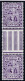 Ireland 1940-68 Wmk E 9d Violet, Var. Watermark Inverted, Gutter Pair Mint Unmounted Never Hinged - Unused Stamps