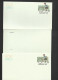 Sweden 1980 - 1981 Prepaid Foldable Letters / Aerogrammes X 4  All Fine Folded Unused Unsealed - Storia Postale