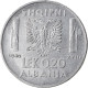 Monnaie, Albania, Vittorio Emanuele III, 0.20 Lek, 1940, Rome, TTB+, Stainless - Albania