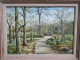 Tableau Paysage Sous-Bois Signé E. Duplessy Cadre Montparnasse. - Huiles