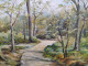 Delcampe - Tableau Paysage Sous-Bois Signé E. Duplessy Cadre Montparnasse. - Huiles