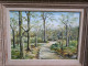 Delcampe - Tableau Paysage Sous-Bois Signé E. Duplessy Cadre Montparnasse. - Huiles