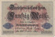 33862# BILLET FUNFZIG MARK CINQUANTE 50 BERLIN DEN 5 AUGUST 1914 - 50 Mark