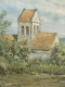 Delcampe - Tableau Ancien Paysage Vue De La Roche-Posay. - Huiles