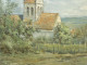 Delcampe - Tableau Ancien Paysage Vue De La Roche-Posay. - Huiles