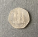 $$UAE1000 - Oil Derrick - 50 Fils Coin - United Arab Emirates - 2007 - Ver. Arab. Emirate