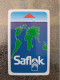 FRANCE MAGNETIC KEY CLE HOTEL SAFLOK ECRIT EN FRANCAIS IN FRENCH BACK - Hotelzugangskarten