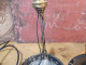 Delcampe - Ancienne Lampe Veilleuse Phare Marin Métal Et Cuivre - Lantaarns & Kroonluchters