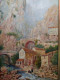 Delcampe - Tableau ROBERT FREMONT Peintre Normand Paysage Pont Saint-Louis Menton Lavandières. - Huiles