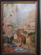 Delcampe - Tableau ROBERT FREMONT Peintre Normand Paysage Pont Saint-Louis Menton Lavandières. - Huiles