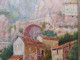 Delcampe - Tableau ROBERT FREMONT Peintre Normand Paysage Pont Saint-Louis Menton Lavandières. - Huiles