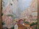 Delcampe - Tableau ROBERT FREMONT Peintre Normand Paysage Pont Saint-Louis Menton Lavandières. - Huiles