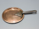 Delcampe - -ANCIEN COUVERCLE DE CASSEROLE CUIVRE POIGNEE Fer LEWIS & CONGER NEW YORK   E - Cobre