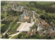 24. HAUTEFORT. CPSM. FACON TOILEE. VUE AERIENNE.  LE CHATEAU. ANNEE 1985 + TEXTE - Hautefort