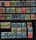 Denmark Nice Lot Of Perfin Stamps Very Old Interesting - Oblitérés