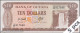 DWN - GUYANA P.23f - 10 Dollars ND (1966-1992) UNC - Various Prefixes - DEALERS LOT X 5 - Guyana