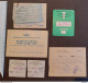 Delcampe - FNR Yugoslavia 1960 - Air JAT Travel Ticket And Luggage Certificate , Boarding Pass , Airport BUS Ticket - Tickets