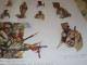 GRAVURE TYPES DE SOLDATS SERBES  1916 - 1914-18