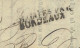 Delcampe - 1823 Nouvelle Orléans Etats Unis Amérique M.P. « COLONIES PAR BORDEAUX » Tuyés Pour Dupuch Négociant Armateur à Bordeaux - 1800 – 1899