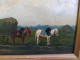 Delcampe - Tableau Scène Paysanne Chevaux Villiers Sur Marne / 02 Rural - Huiles