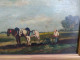 Tableau Scène Paysanne Chevaux Labours Villiers Sur Marne / 04 Rural - Huiles